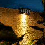 Lampara solar tipo wall washer para jardin